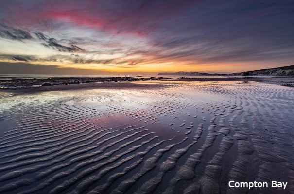 Sunset at Compton Bay